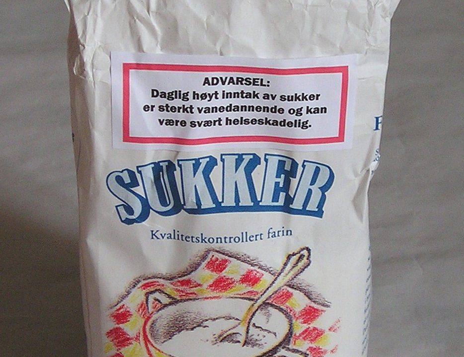 sukker med advarsel